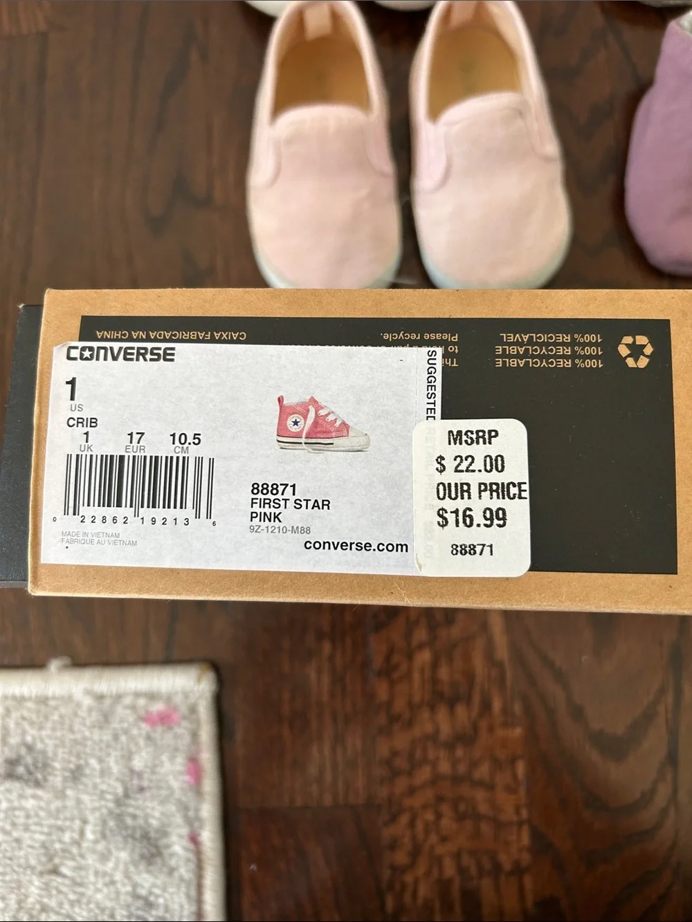 N/A converse size